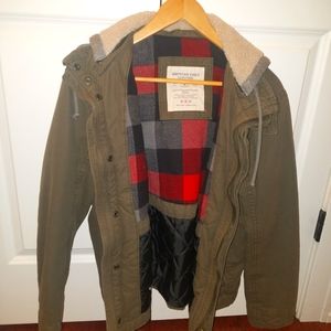 American Eagle M military green jacket